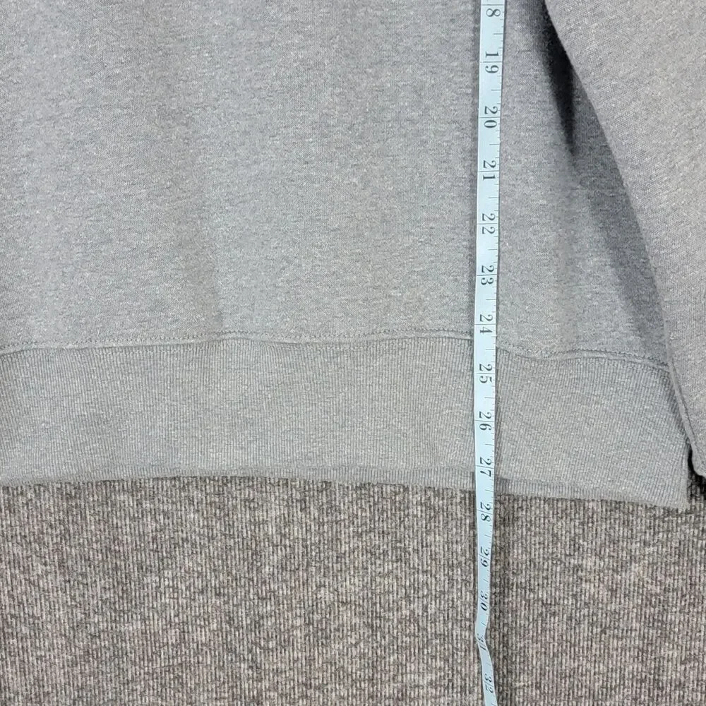The North Face Sweatshirt Mens M Gray Fleece Crewneck Circular Design Pullover